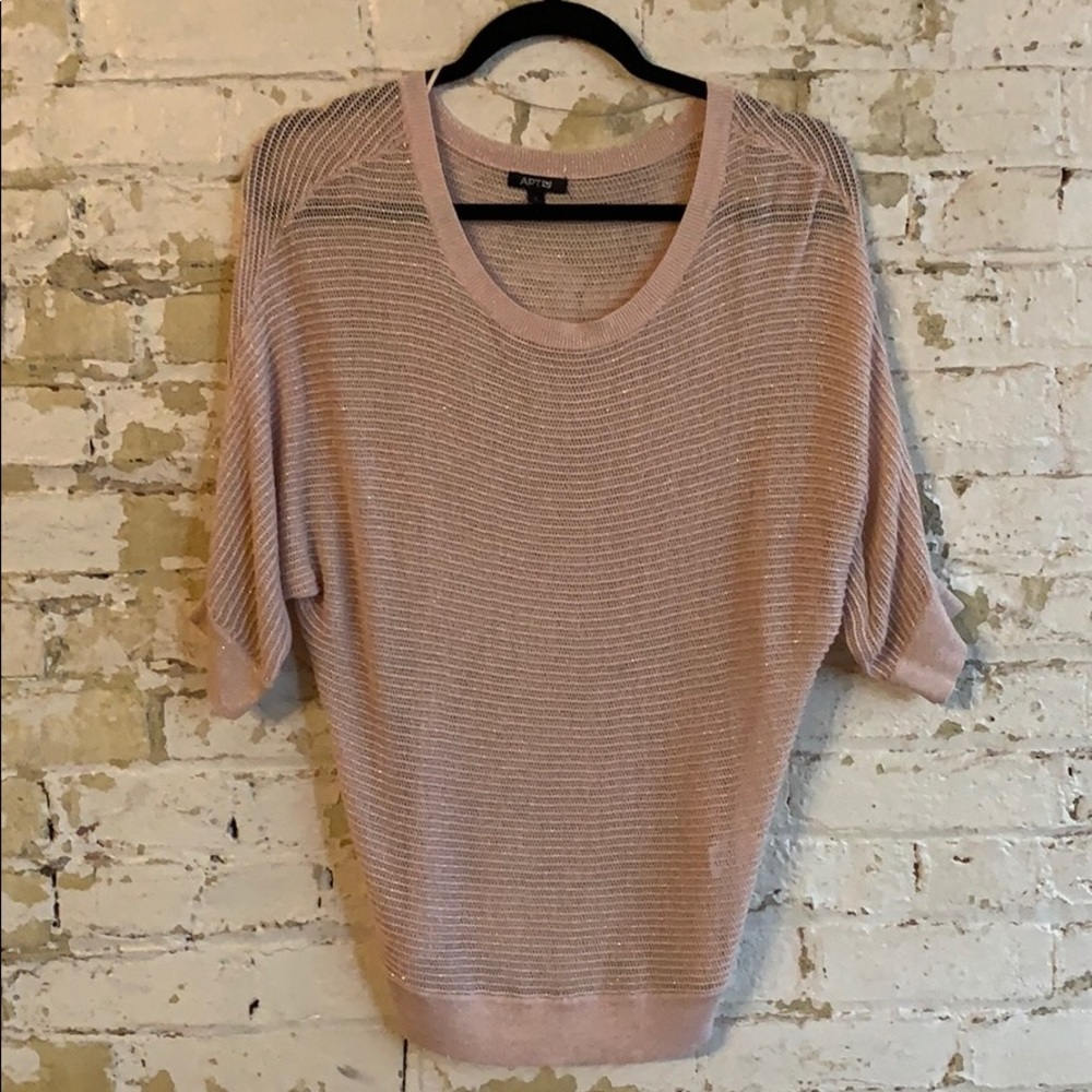 Cute rose colored knit sweater
